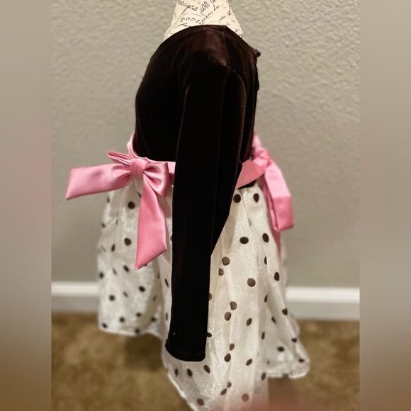 NWOT Jessica Ann Toddler Polla Dot Dress Size 18M - Picture 3 of 6